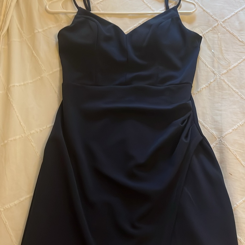 Navy blue mini dress, tags still on - Picture 2 of 3